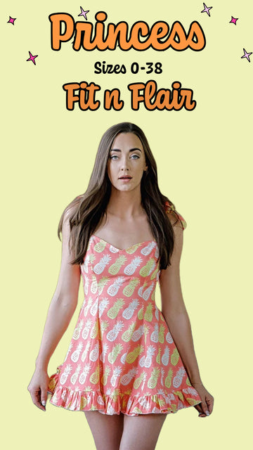 Princess Fit N Flair Dress PDF Pattern Download